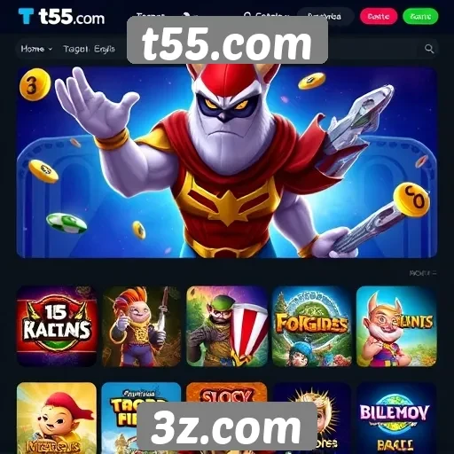 jogos mais populares disponíveis no t55.com
